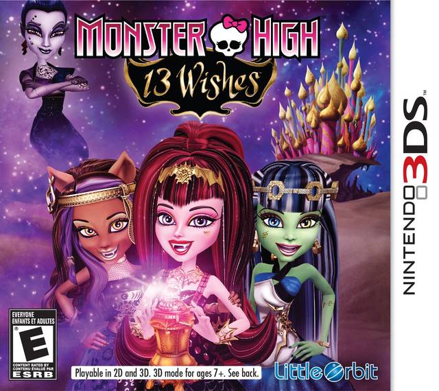Monster High 13 Wishes (Nintendo 3DS) (ONLINE ORDER ONLY)