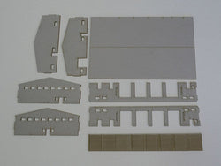Motorpool Building (Matboard) - 285CSS025 (Online Order Only)
