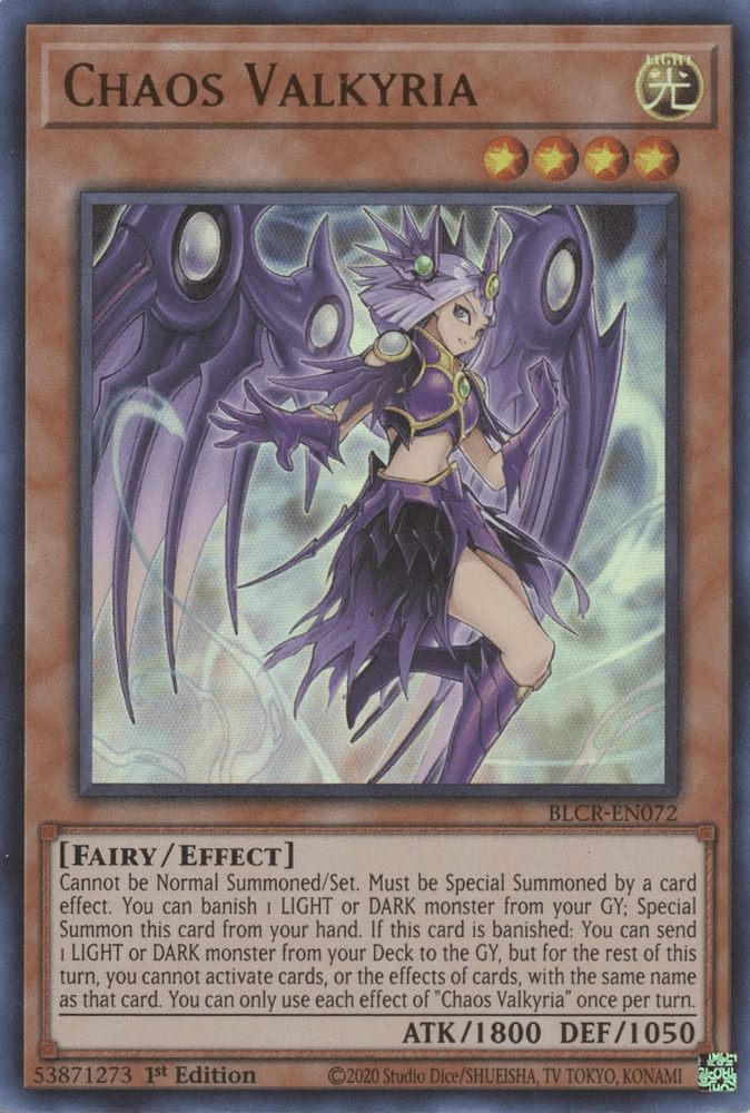 Chaos Valkyria [BLCR-EN072] Ultra Rare (ONLINE ORDER ONLY)