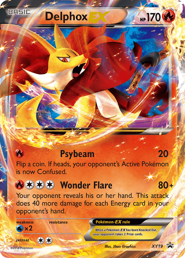Delphox EX (XY19) [XY: Black Star Promos] (Online Only)