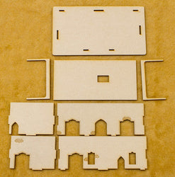 Middle East One Story Building - 28MMDF015-R (Online Order Only)