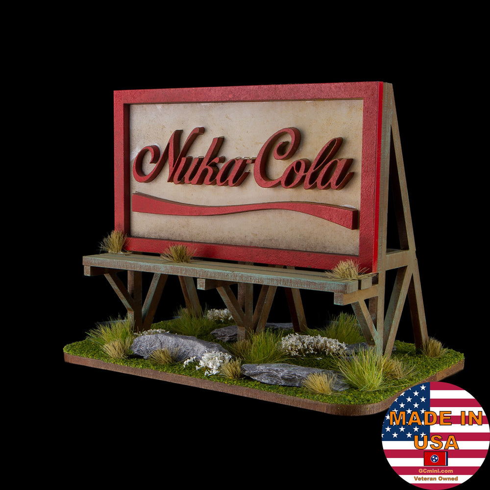 28mm Nuka Cola Billboard - 28MMDF167-2 (Online Order Only)