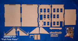 28mm "Brownstone" Row House (MDF) - 28MMDF407 (Online Order Only)