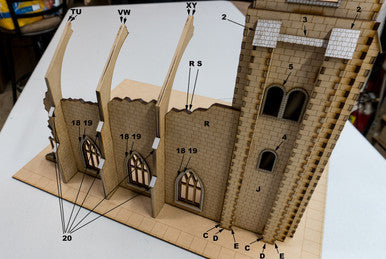 28mm "Saving Private Ryan" Church Bell Tower - 28MMDF600 (Online Order Only)