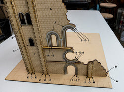 28mm "Saving Private Ryan" Church Bell Tower - 28MMDF600 (Online Order Only)