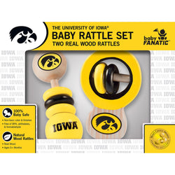 Iowa Hawkeyes - Baby Rattles 2-Pack (ONLINE ORDER ONLY)