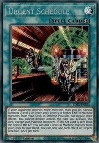 Urgent Schedule [LDS2-EN125] Secret Rare (ONLINE ORDER ONLY)