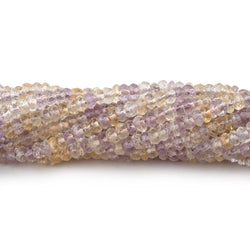 2.5-3.5mm Ametrine faceted rondelle beads 13.5 inch 250 pieces (ONLINE ORDER ONLY)