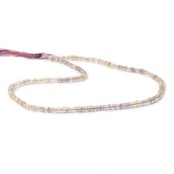 2.5-3.5mm Ametrine faceted rondelle beads 13.5 inch 250 pieces (ONLINE ORDER ONLY)