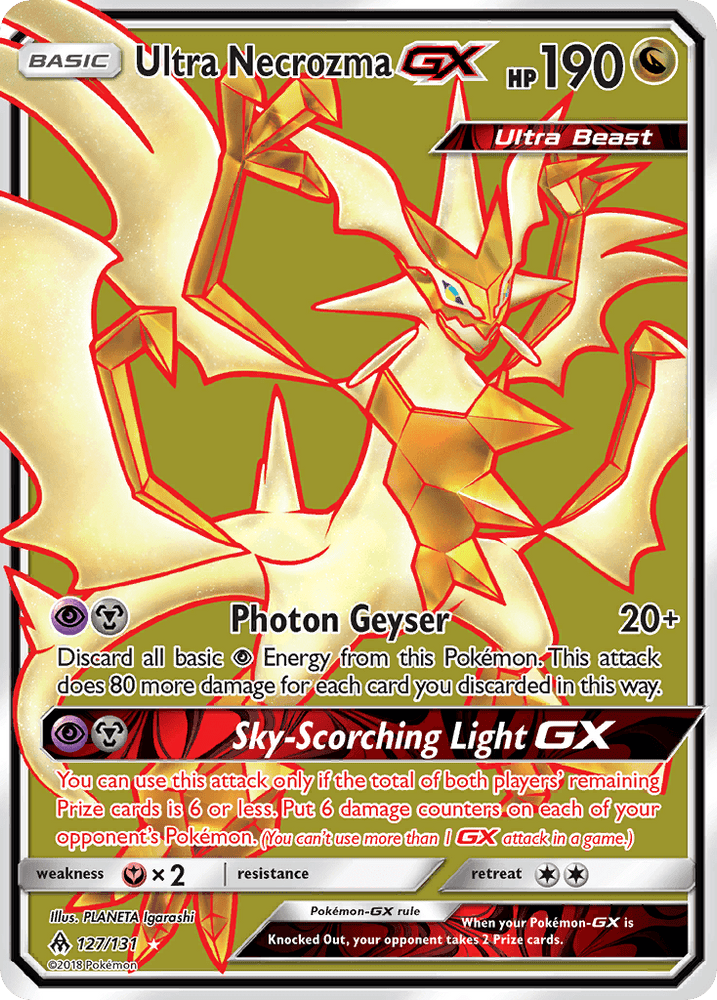 Ultra Necrozma GX (127/131) [Sun & Moon: Forbidden Light] (Online Only)