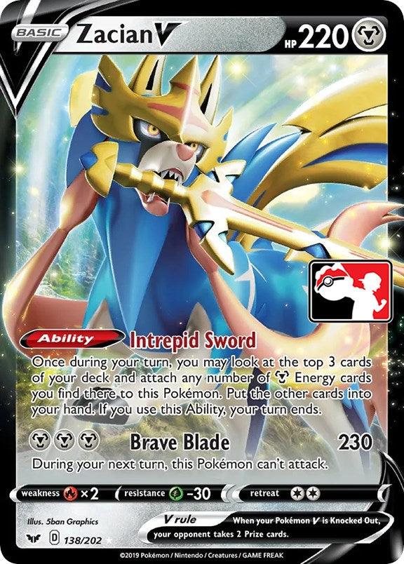 Zacian V (138/202) [Prize Pack Series One] (Online Only)