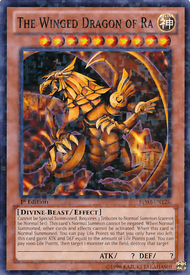 The Winged Dragon of Ra [BP02-EN126] Mosaic Rare (ONLINE ORDER ONLY)