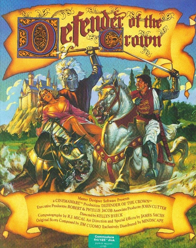 Defender of the Crown (Commodore 64/128) (ONLINE ORDER ONLY)