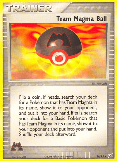 Team Magma Ball (80/95) [EX: Team Magma vs Team Aqua] (Online Only)