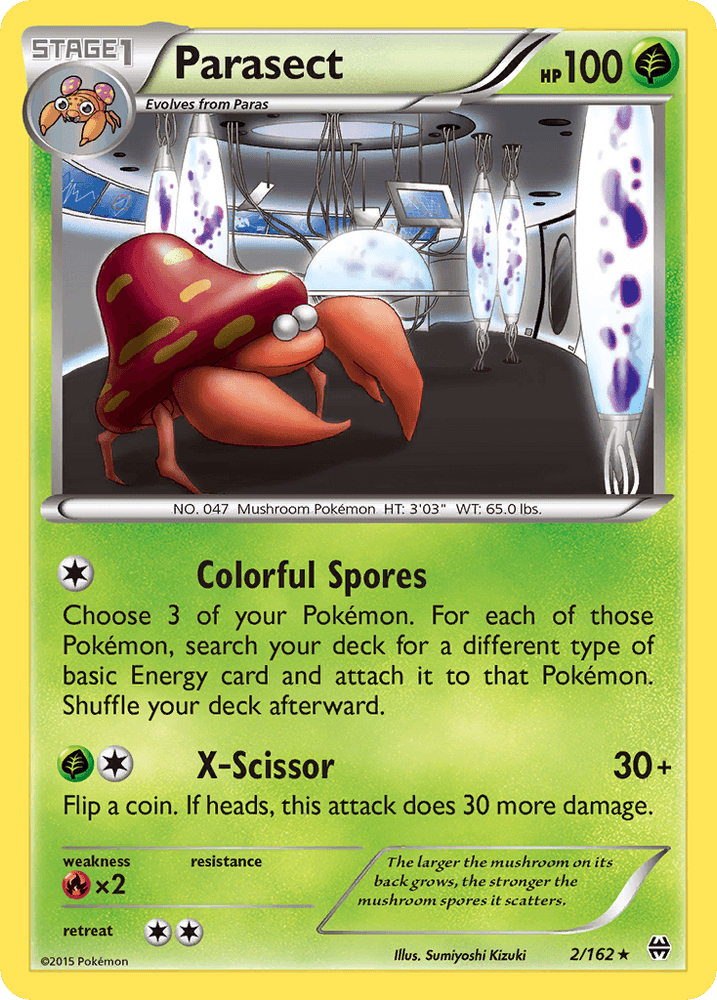 Parasect (2/162) [XY: BREAKthrough] (Online Only)