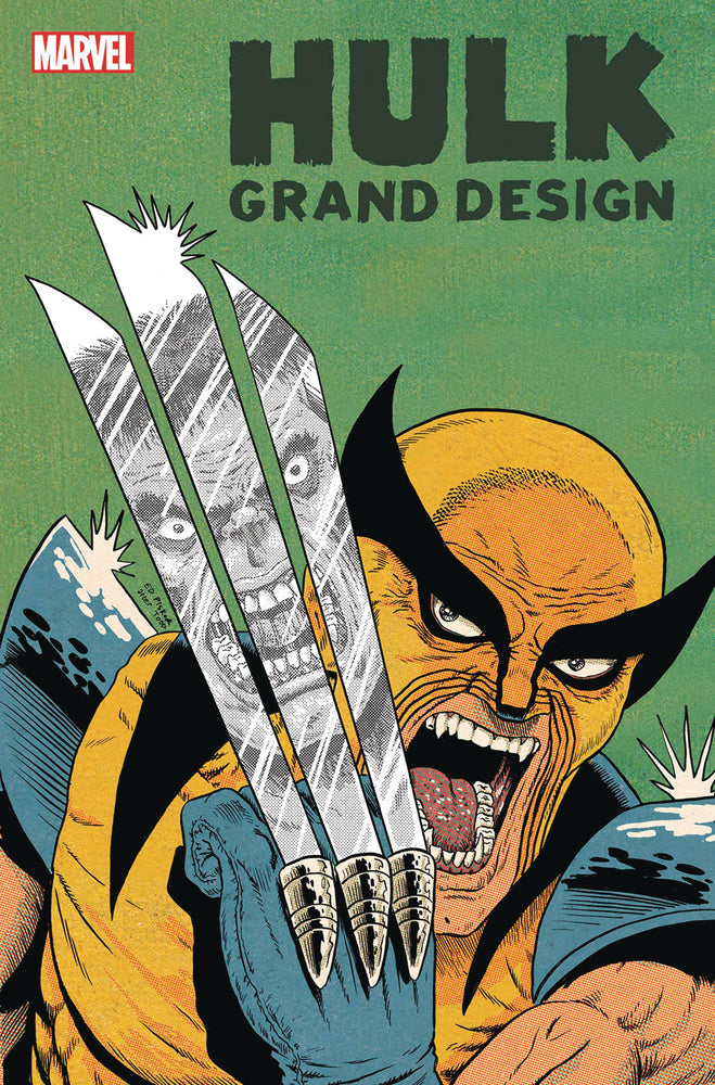 Hulk Grand Design Monster #1 C Ed Piskor Variant Incredible Hulk 340 Wolverine Homage (03/30/2022) Marvel (ONLINE ORDER ONLY)