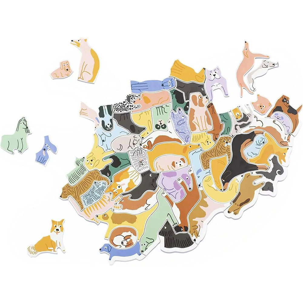 299 Dogs & a cat 300 Piece Cluster Puzzle Laurence King (ONLINE ORDER ONLY)