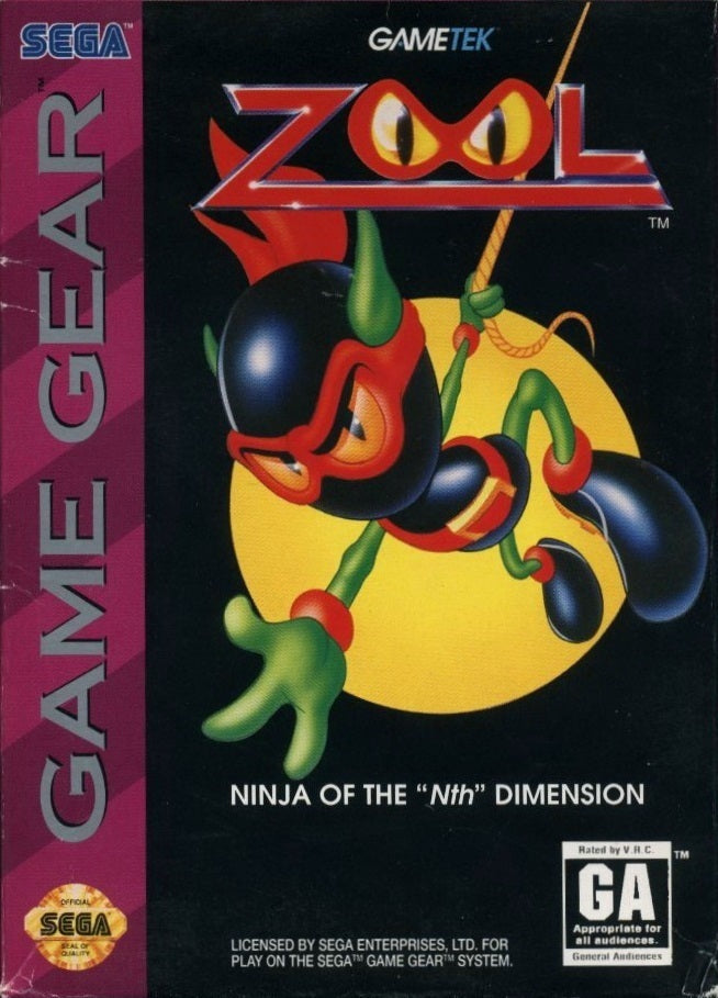 Zool: Ninja of the "Nth" Dimension (Sega Game Gear) (ONLINE ORDER ONLY)