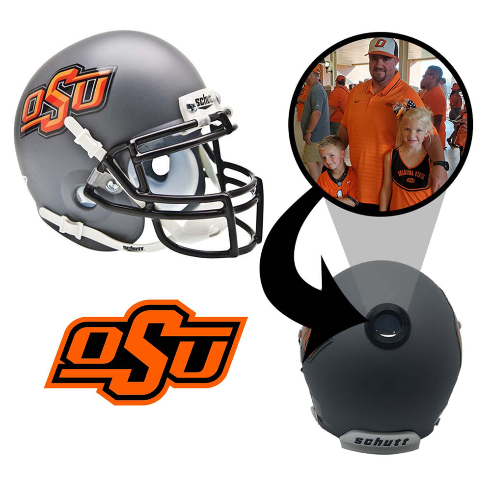 Oklahoma State Cowboys College Football Collectible Mini Helmet - Picture Inside - FANZ Collectibles (Online Order Only) (ONLINE ORDER ONLY)