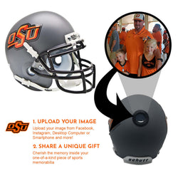 Oklahoma State Cowboys College Football Collectible Mini Helmet - Picture Inside - FANZ Collectibles (Online Order Only) (ONLINE ORDER ONLY)