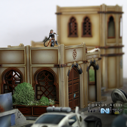 Alcazaba Utility Buildings (2-Pack) — Bare MDF
