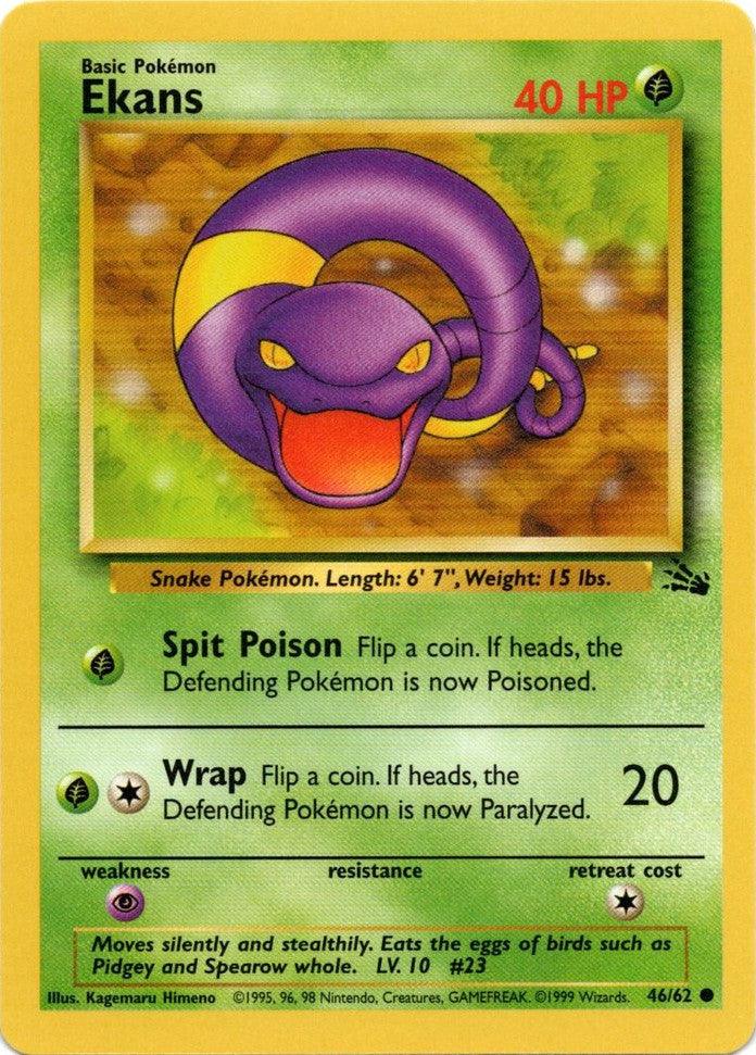 Ekans (46/62) [Fossil Unlimited] (Online Only)