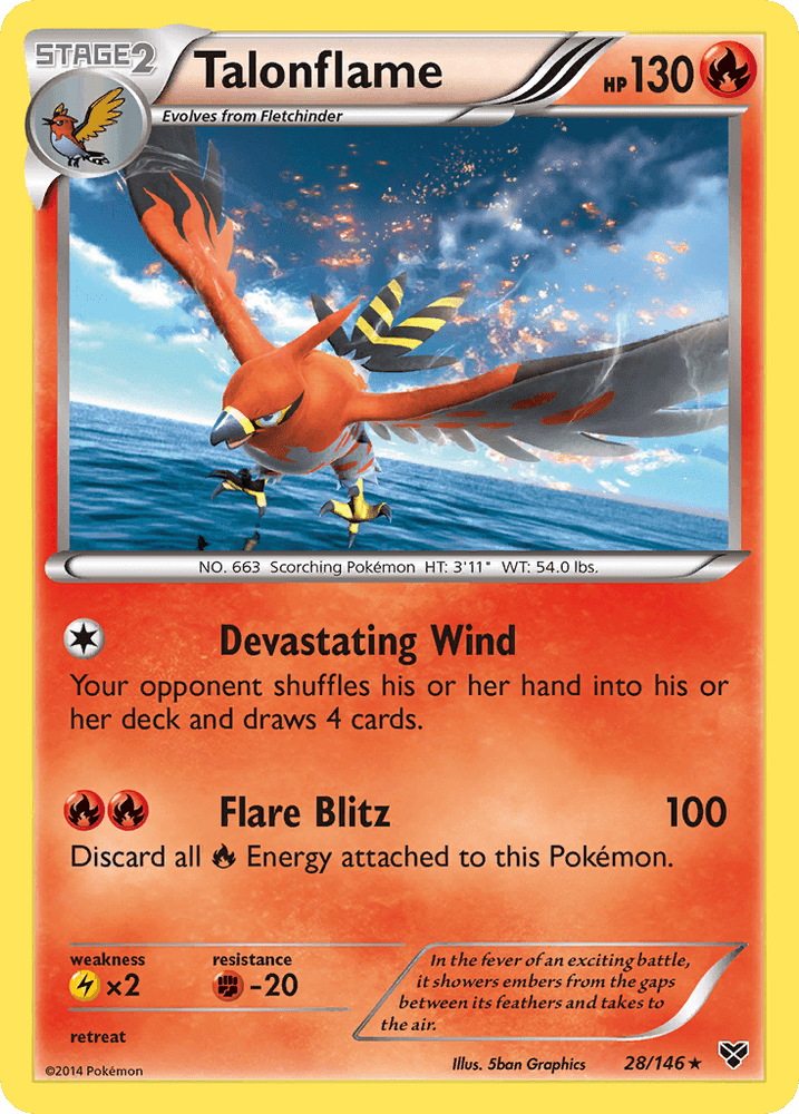 Talonflame (28/146) [XY: Base Set] (Online Only)