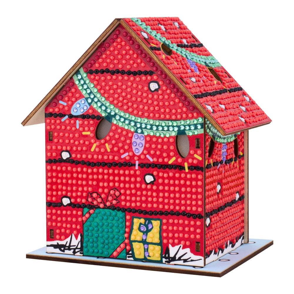 Diamond Art Club – Gem House: The Peanuts Holiday 3D Snoopy Diamond Painting Model (Round Drill, 5.4" x 4.9" x 3") (ONLINE ORDER ONLY)