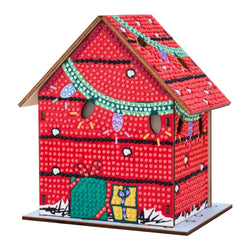 Diamond Art Club – Gem House: The Peanuts Holiday 3D Snoopy Diamond Painting Model (Round Drill, 5.4" x 4.9" x 3") (ONLINE ORDER ONLY)
