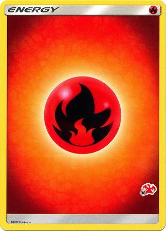 Fire Energy (Charizard Stamp #38) [Battle Academy 2020] (Online Only)