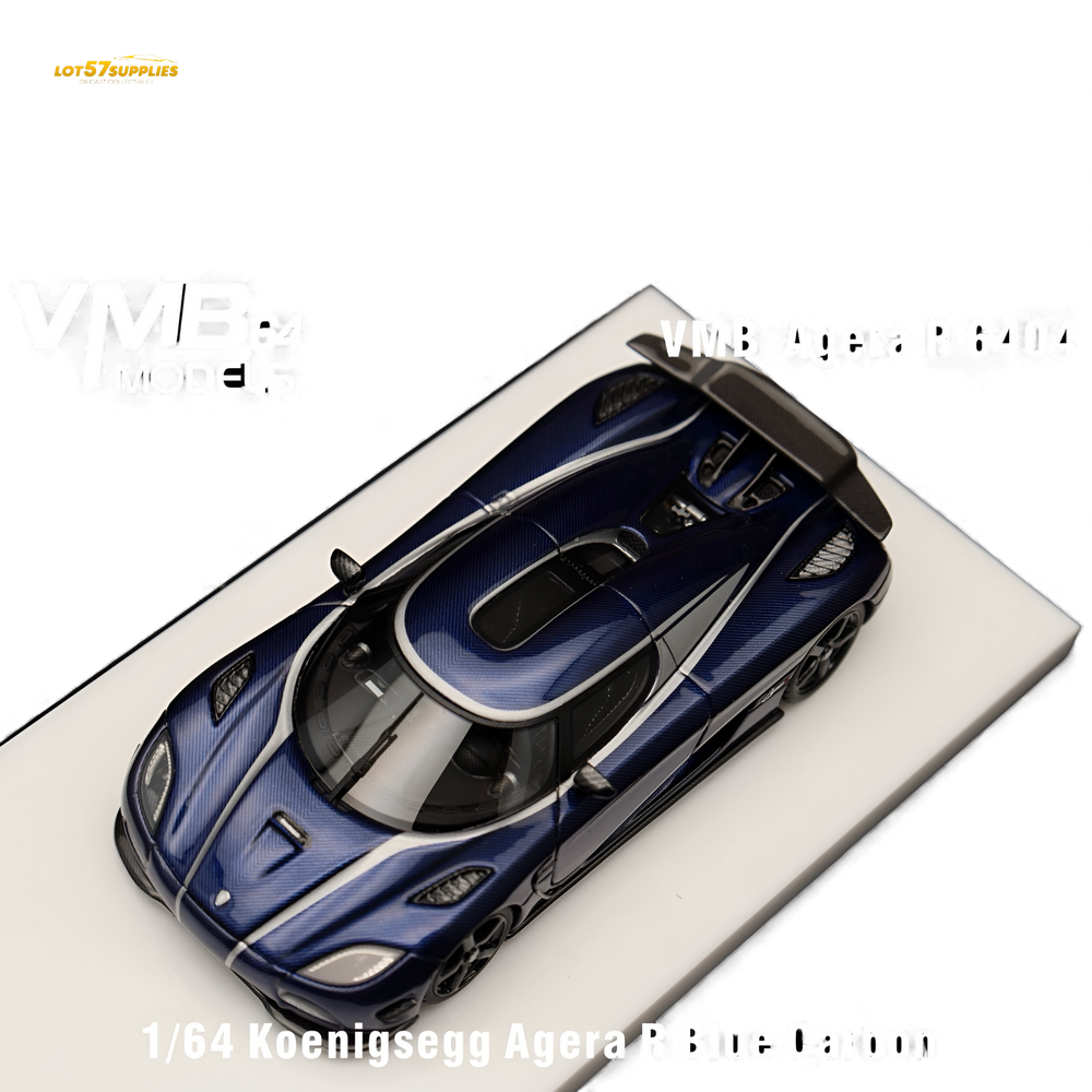 (Pre-Order) VMB Koenigsegg Agera R - Blue Carbon 1:64 (ONLINE ORDER ONLY)