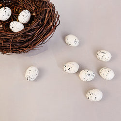 Handmade Bird Nest with Realistic Eggs — Natural Decor or Companion for Hand-Carved Bird Figures (ONLINE ORDER ONLY)