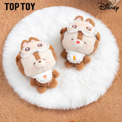 [In Stock] MINISO Disney Squinting Sleepwear Series Plush Keychains Gift Blind Box (ONLINE ORDER ONLY)