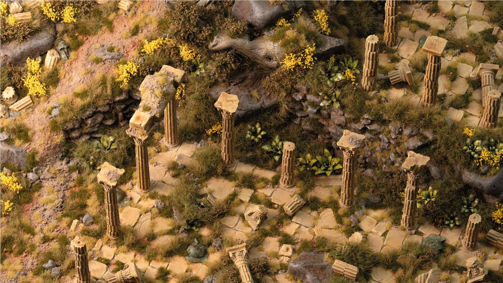 Gamers Grass | Basing Box | Mediterranean Temple (ONLINE ORDER ONLY)