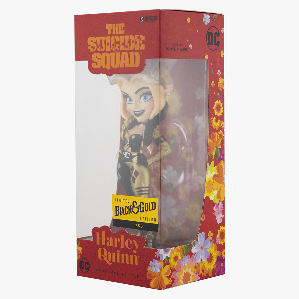 Harley Quinn The Suicide Squad Movie Collectible: Black & Gold Edition Figure (ONLINE ORDER ONLY)