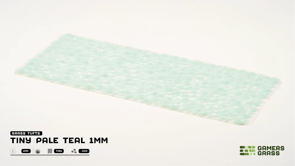 Gamers Grass | Tiny Tufts | Pale Teal (1mm) (ONLINE ORDER ONLY)