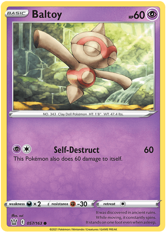 Baltoy (057/163) [Sword & Shield: Battle Styles] (Online Only)
