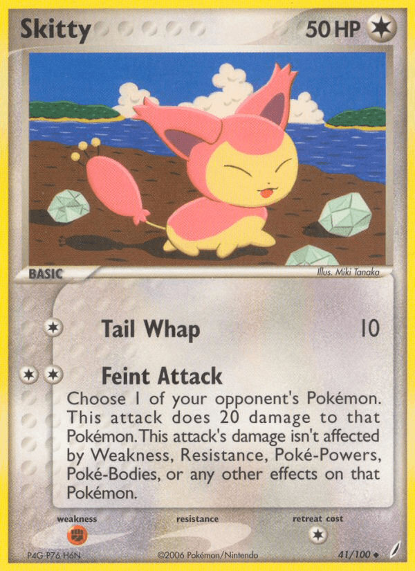 Skitty (41/100) [EX: Crystal Guardians] (Online Only)