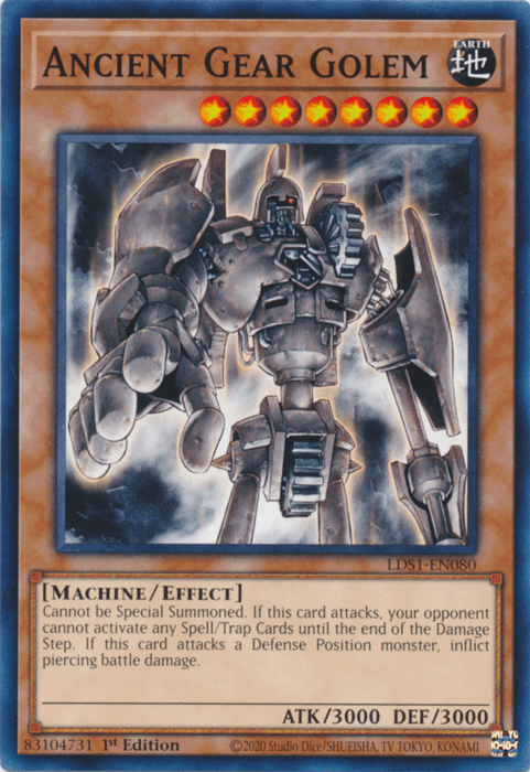 Ancient Gear Golem [LDS1-EN080] Common (ONLINE ORDER ONLY)