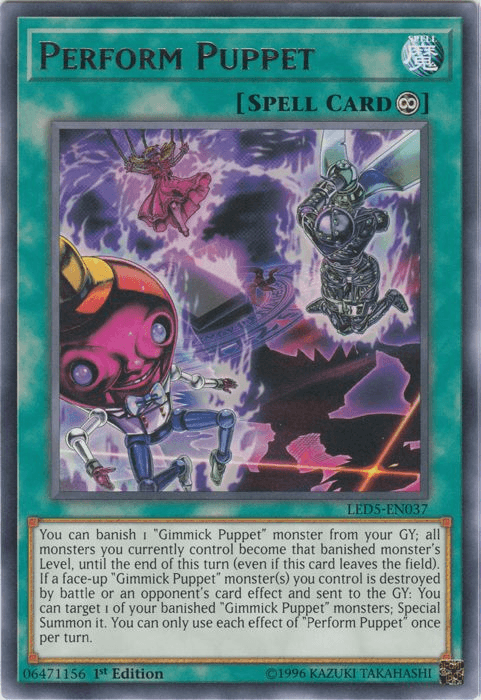 Perform Puppet [LED5-EN037] Rare (ONLINE ORDER ONLY)