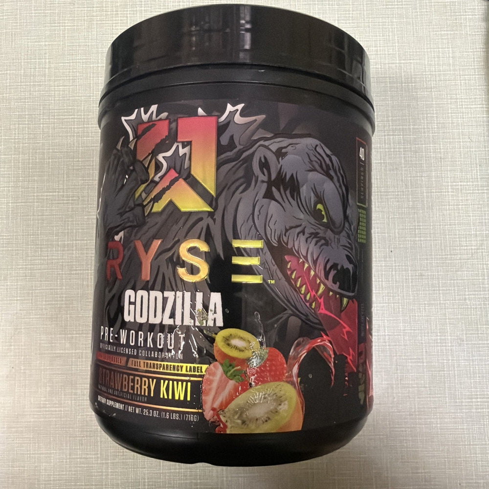 Ryse Pre-Workout, Godzilla, Strawberry Kiwi, 1.6 lbs (748 g) (ONLINE ORDER ONLY)