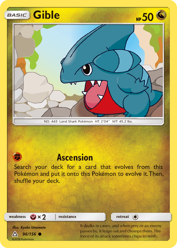 Gible (96/156) [Sun & Moon: Ultra Prism] (Online Only)