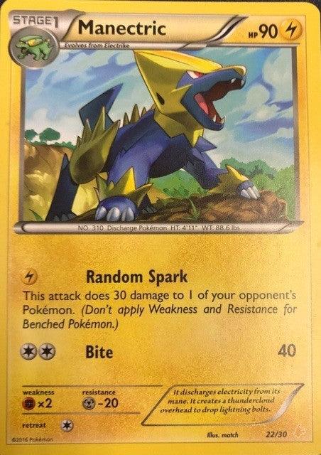 Manectric (22/30) [XY: Trainer Kit 3 - Pikachu Libre] (Online Only)