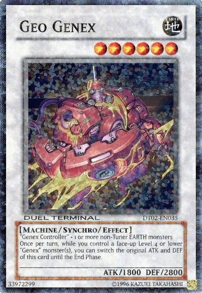 Geo Genex [DT02-EN035] Super Rare (ONLINE ORDER ONLY)