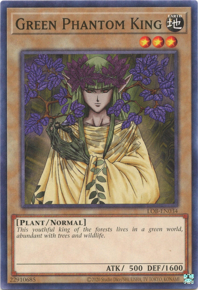 Green Phantom King (25th Anniversary) [LOB-EN034] Common (ONLINE ORDER ONLY)