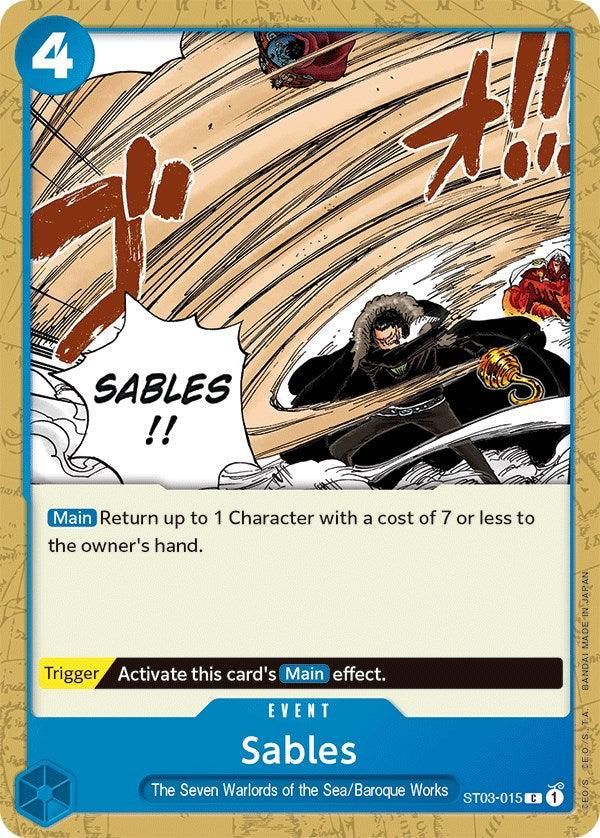 Sables [Starter Deck: The Seven Warlords of The Sea] (ONLINE ORDER ONLY)