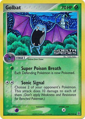 Golbat (43/113) (Stamped) [EX: Delta Species] (Online Only)
