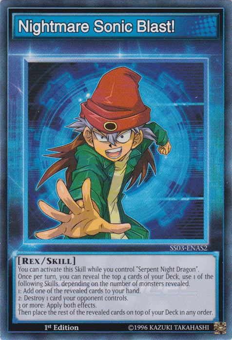 Nightmare Sonic Blast! [SS03-ENAS2] Common (ONLINE ORDER ONLY)