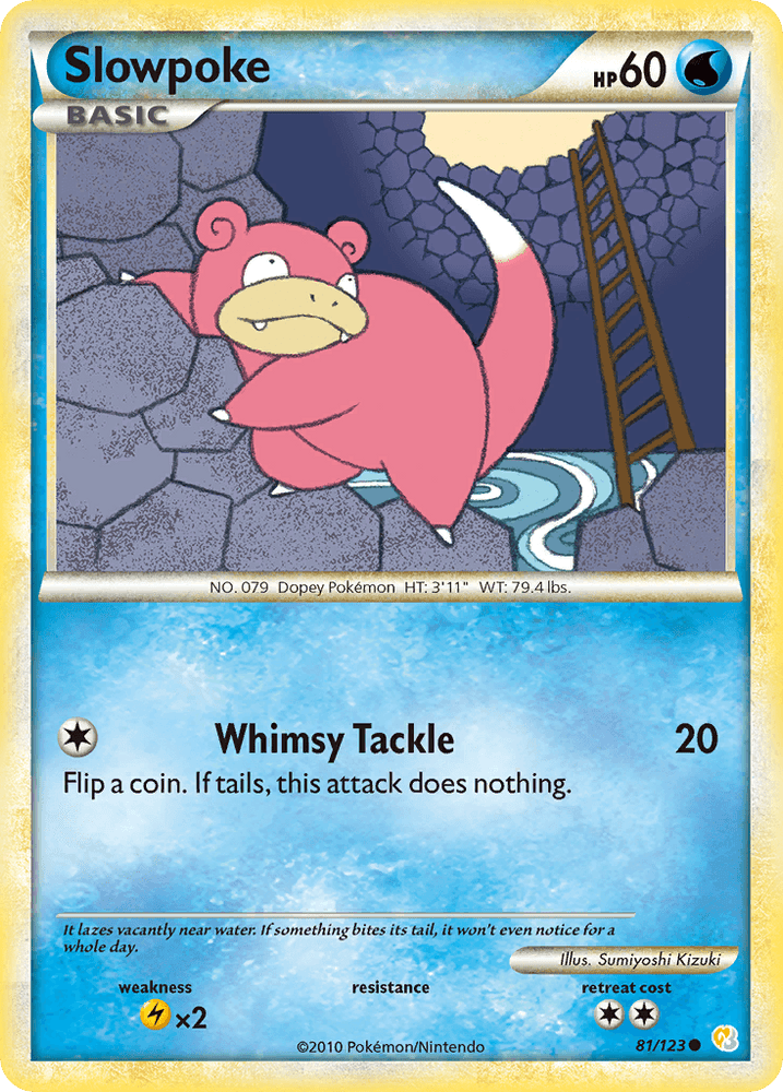 Slowpoke (81/123) [HeartGold & SoulSilver: Base Set] (Online Only)
