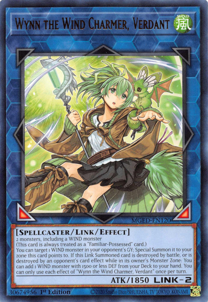 Wynn the Wind Charmer, Verdant [MGED-EN120] Rare (ONLINE ORDER ONLY)